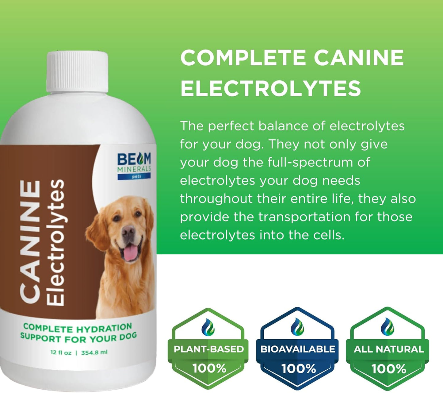Complete Canine Electrolytes | Full-Spectrum Electrolytes for Dogs