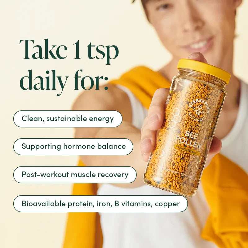 Bee Pollen Honey Sticks - 100% Pure