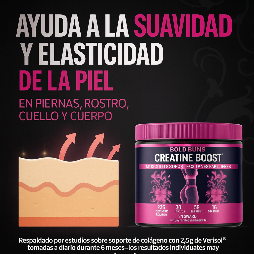 Bold Buns Creatina para mujeres
