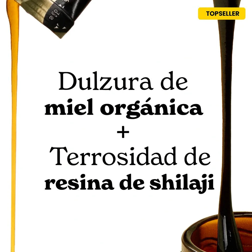 GOLD+ Palitos de Miel con Shilajit