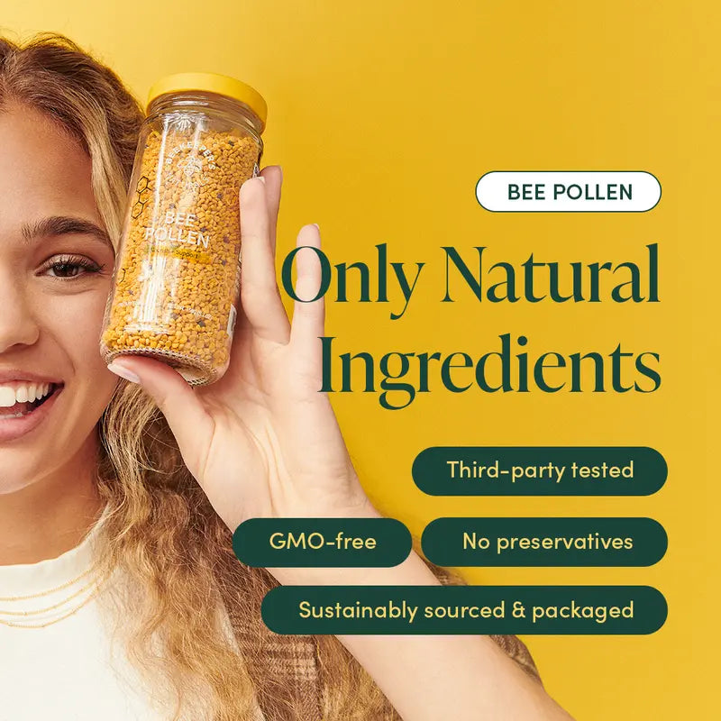 Bee Pollen Honey Sticks - 100% Pure
