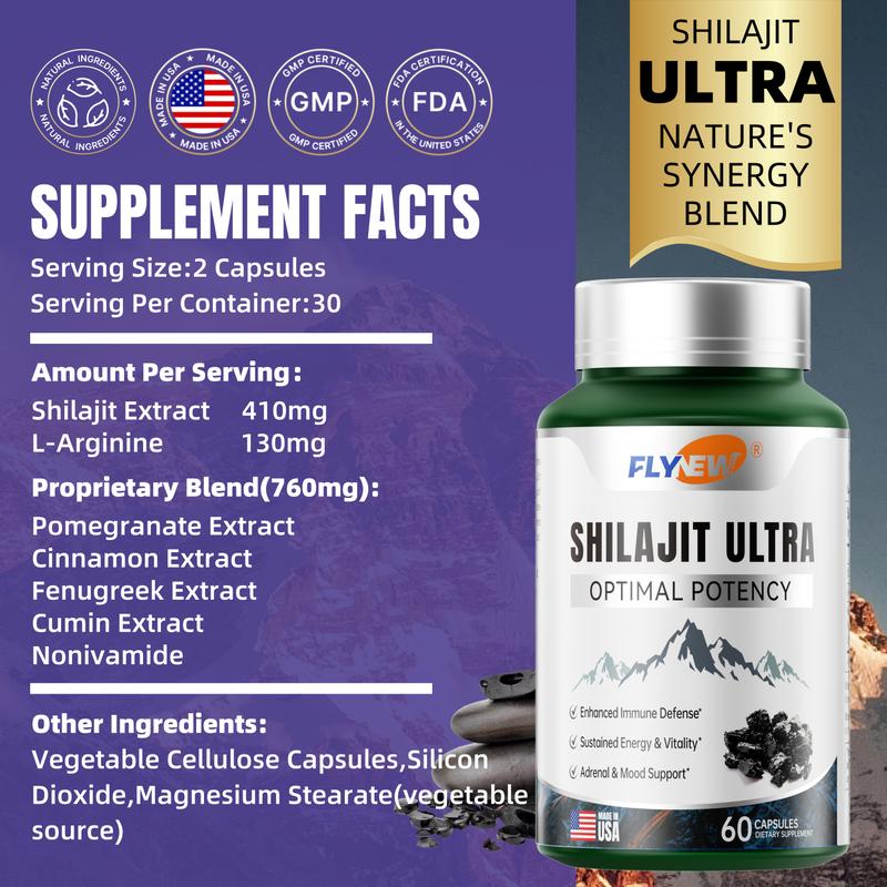 Máxima potencia | Shilajit Ultra | Fabricado en EE. UU.