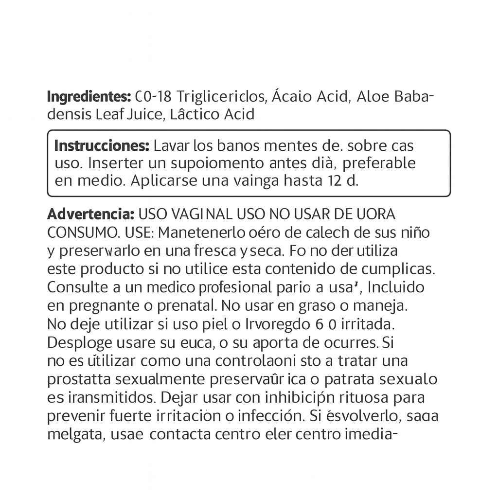 Supositorio vaginal con feromonas: Pheromone RX® para una atracción máxima y un sabor dulce