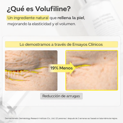 Suero rellenador de arrugas con colágeno profundo + Volufiline™