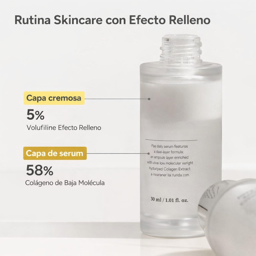 Suero rellenador de arrugas con colágeno profundo + Volufiline™