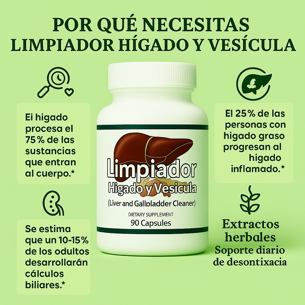 Limpiador Hígado y Vesícula, Boldo & Milk Thistle Extract
