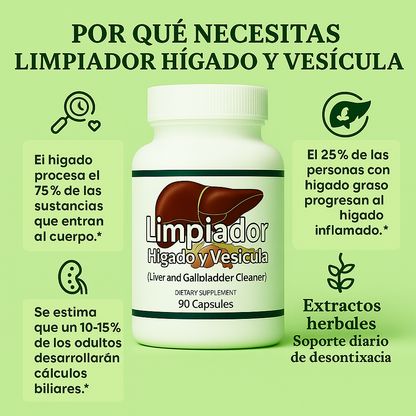 Limpiador Hígado y Vesícula, Boldo & Milk Thistle Extract