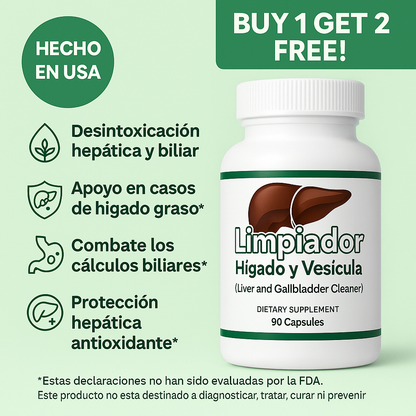 Limpiador Hígado y Vesícula, Boldo & Milk Thistle Extract
