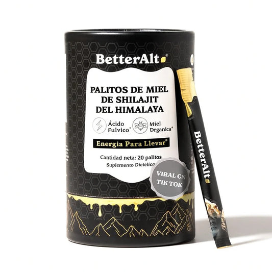 GOLD+ Palitos de Miel con Shilajit